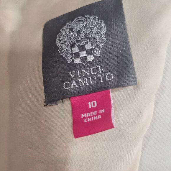 Vince Camuto Elegant Black Scalloped Sequin Lace Dress, size 10 - Picture 9 of 9